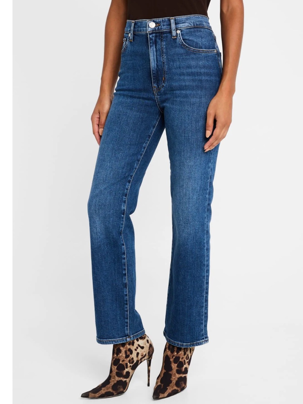 FRAME Denim Le Sleek Straight High-Rise Jeans